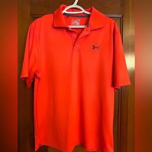 Like new, no tags, Men’s MEDIUM Under Armour Heat Gear polo
